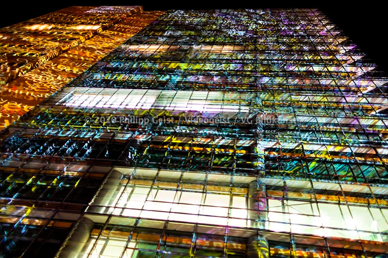 Berlin / Potsdamer / Platz Festival of Lights 2012 "Time Drifts - WORDS OF BERLIN" 10.-21 October 2012 (signed + Frame)
