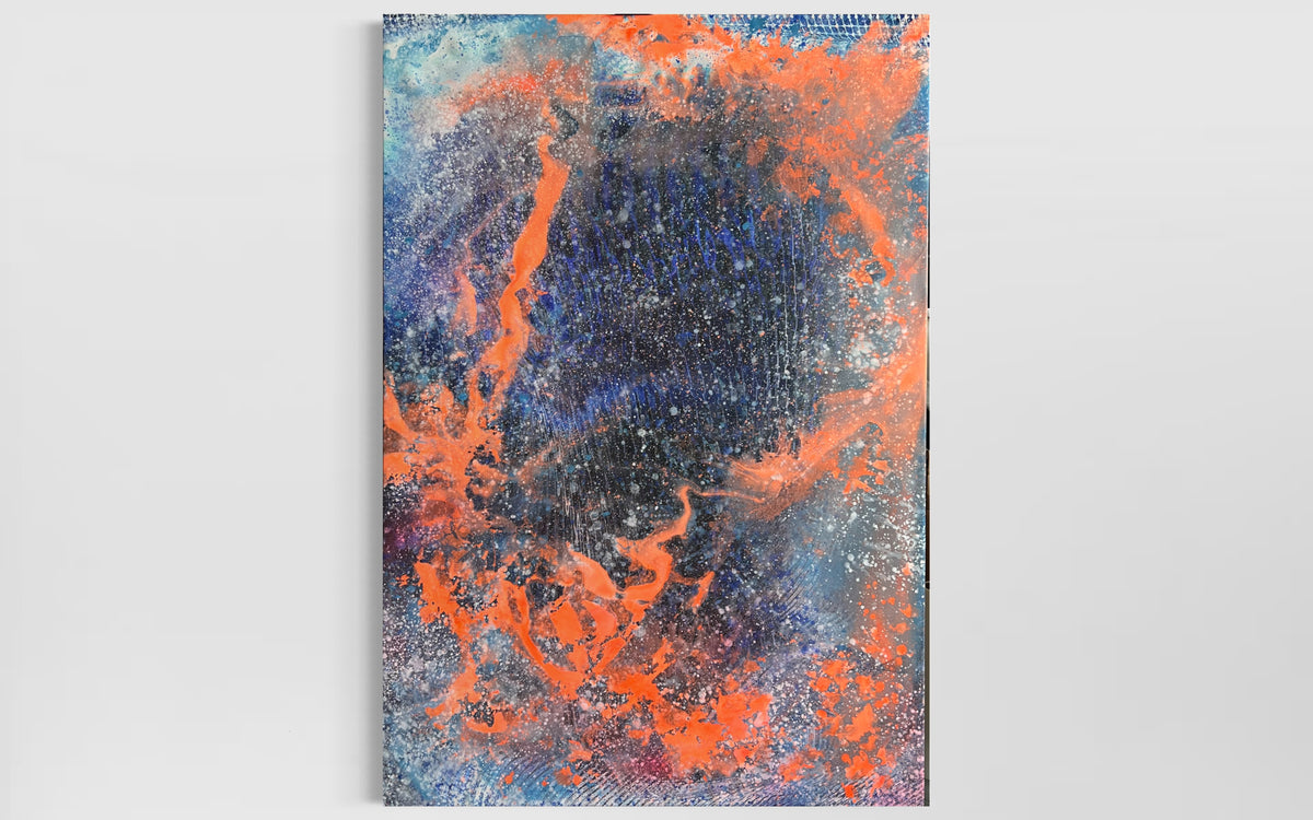 Overpainting Fine Art Print on Canvas 2022