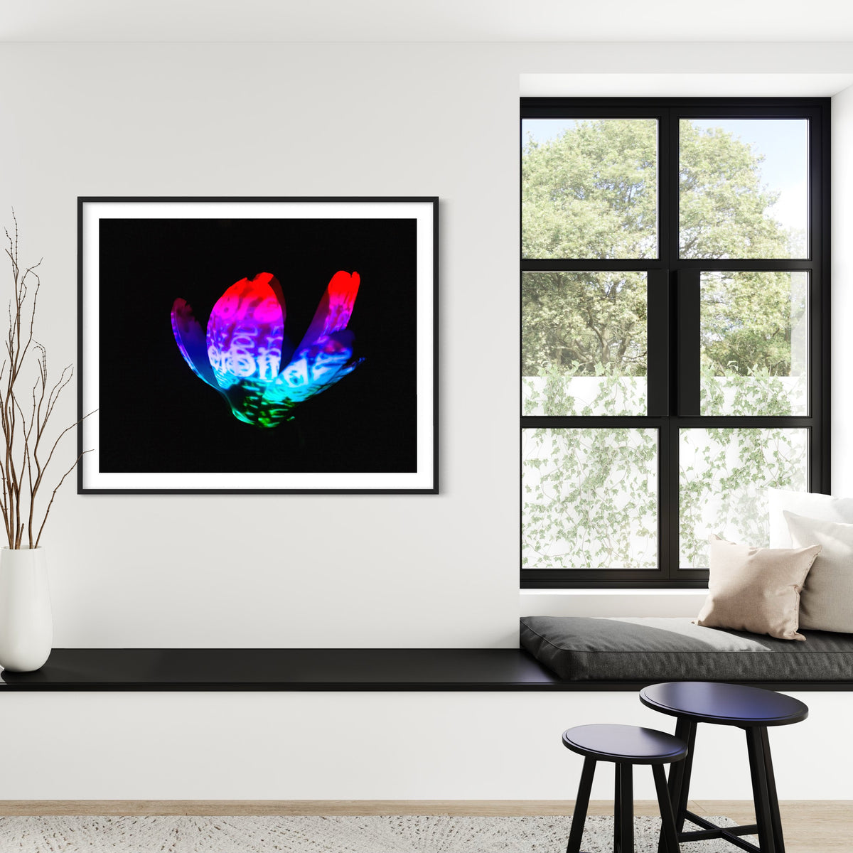 Hidden Places Magnolia Flower 2016  (signed + Frame)
