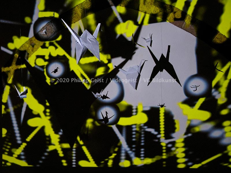 Barcelona Art Space EL ESCAPARATE BIRDS A_LIGHTING 2009 (signed + framed)