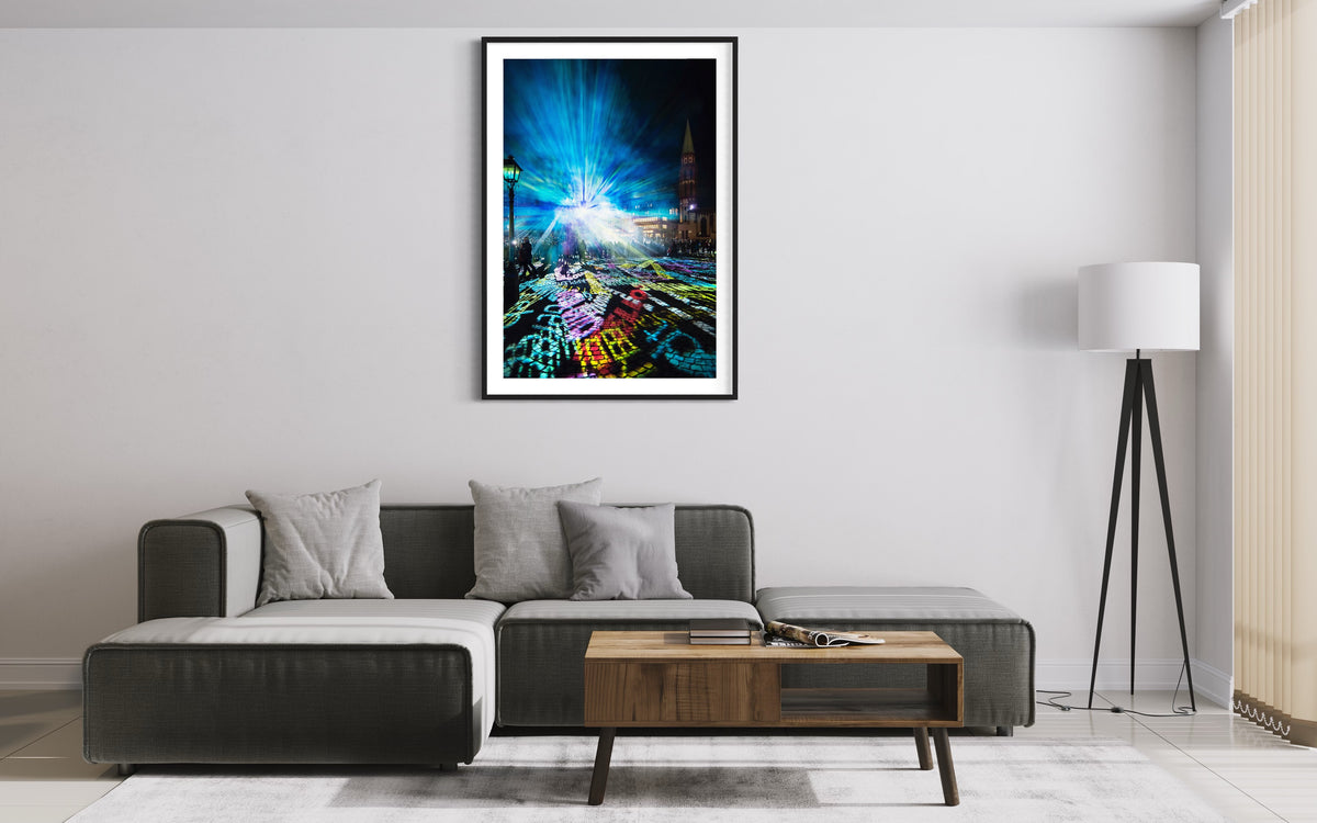 Frankfurt Luminale 2018 Frankfurt Fades  (signed + Frame)