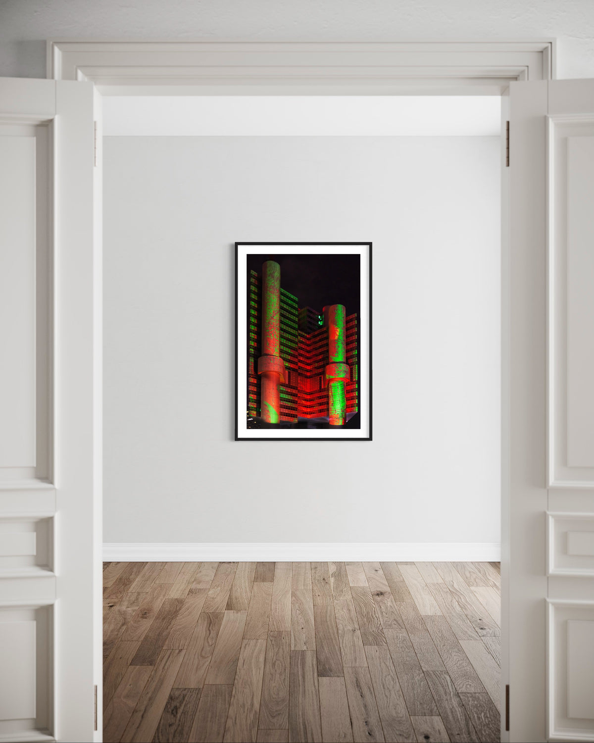 Munich/ München GREEN BUILDING 2015 HVB Tower 2015 (signed + Frame)