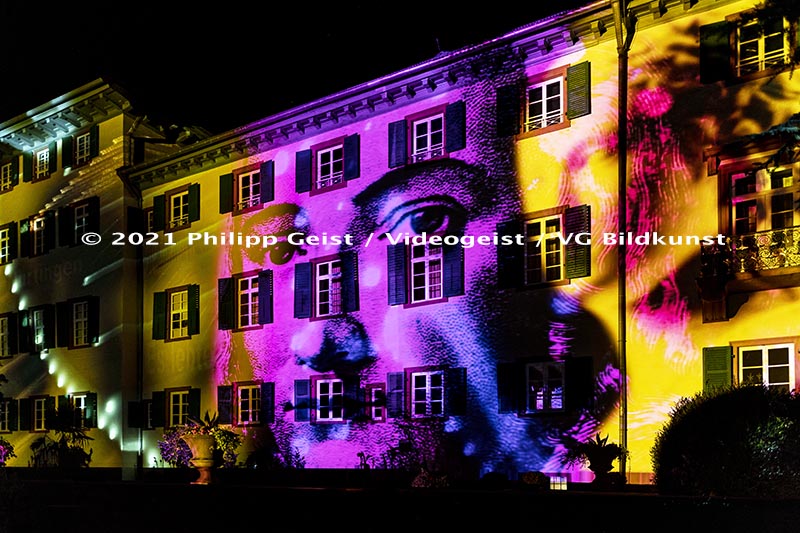 Bad Homburg Schloss „Wo bist du, Licht!“ Hölderlin 250 Jahre 2021 (signed + Frame)