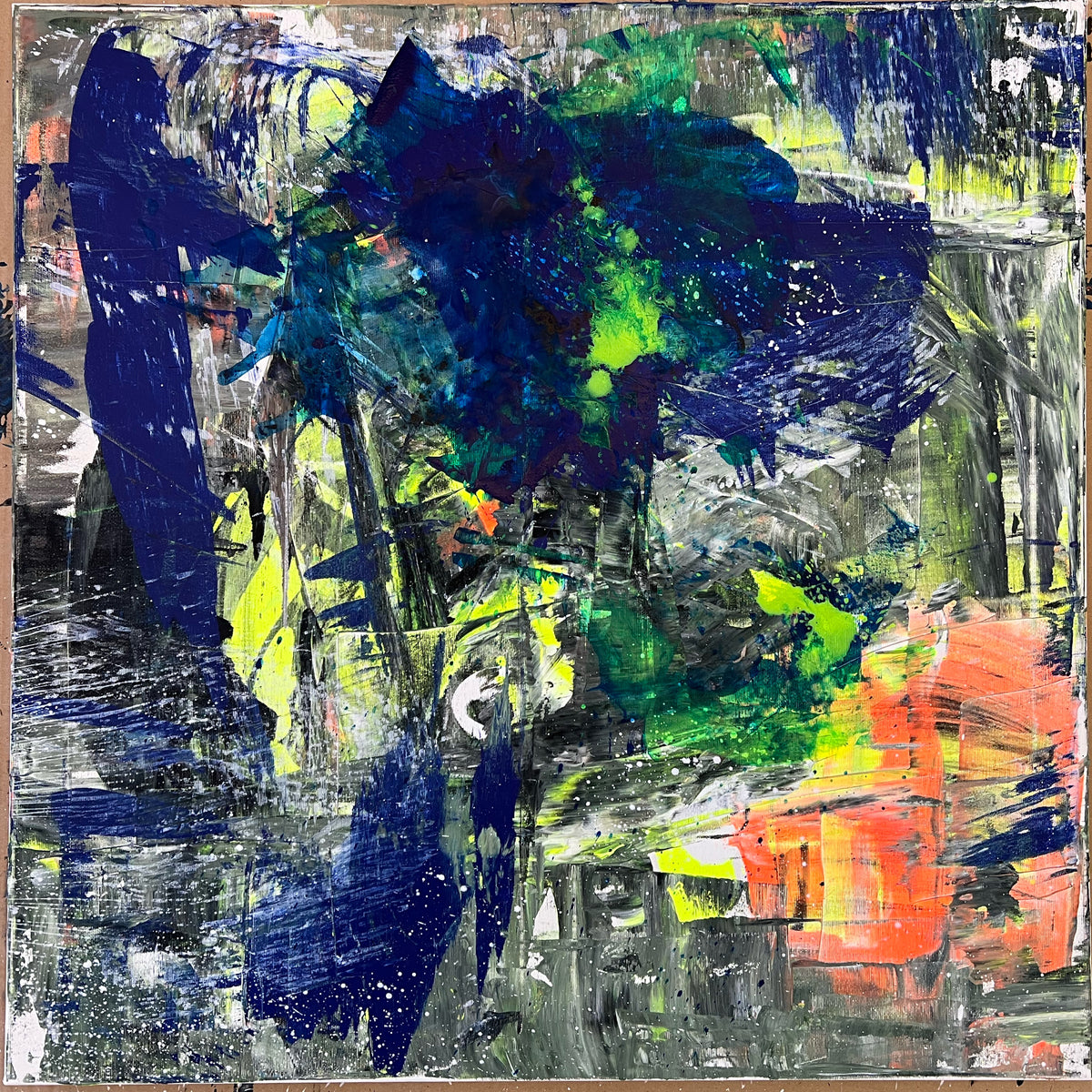 Untitled/ ohne Titel - Painting on Canvas 2022 (80x80cm)