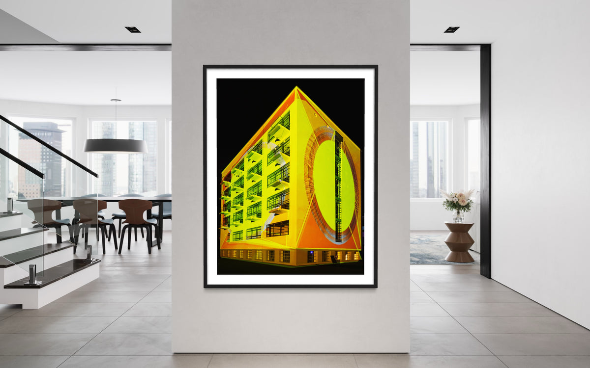 Bauhaus Dessau "Light.Facade.Human" 100 Year Anniversary 2019 (signed + Frame)