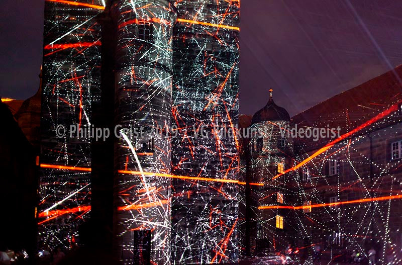 Kronach „Time lights“ Kronach Leuchtet 2010 Festung Rosenberg (signed + Frame)