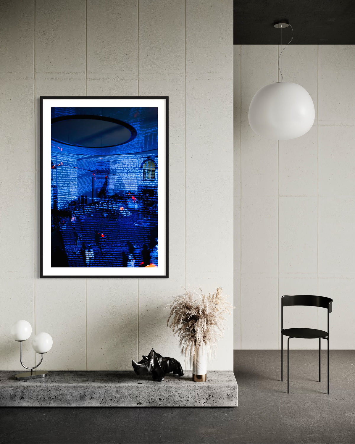 Frankfurt Luminale 2010 Time Shadows  (signed + Frame)