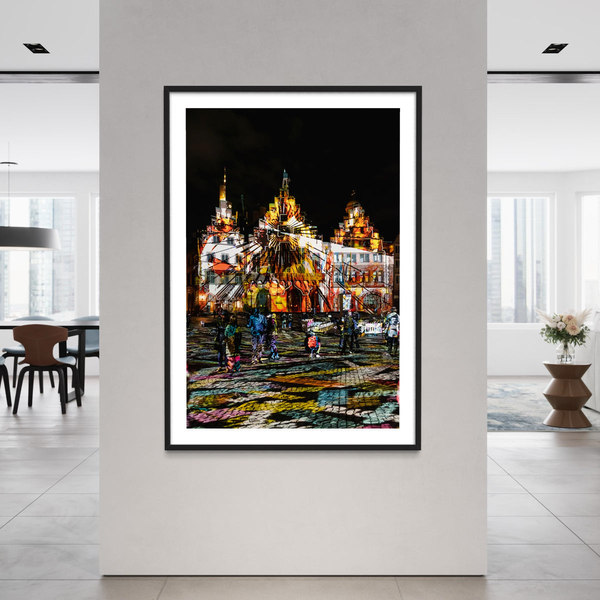 Frankfurt Römer Luminale 2018 „Frankfurt Fades“ (signed + Frame)