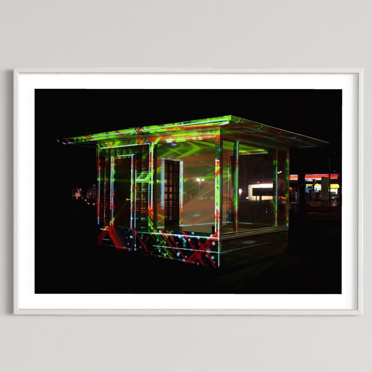 Hidden Places Berlin ehemaliges Pförtnerhaus Flughafen Tempelhof 2014  (signed + Frame)