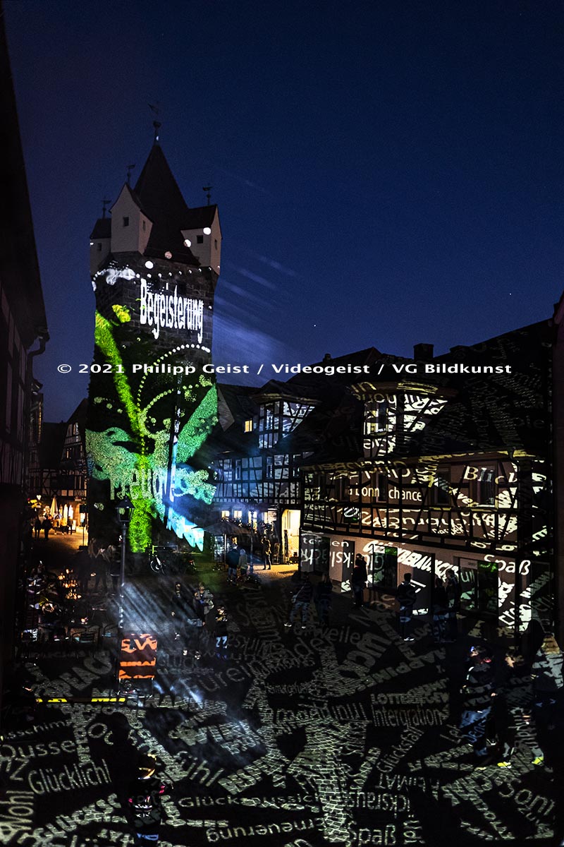 Herzogenaurach Fehnturm „Glücksachen“ 2021 (signed + Frame)