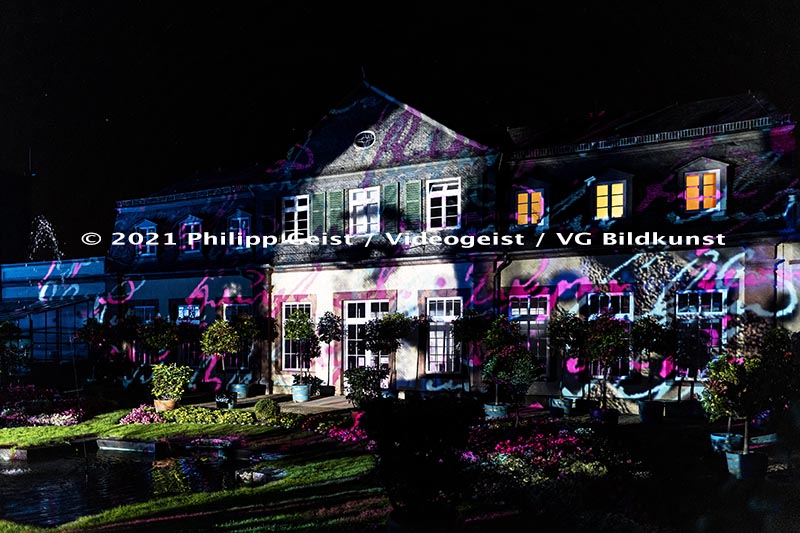 Bad Homburg Schloss „Wo bist du, Licht!“ Hölderlin 250 Jahre 2021 (signed + Frame)