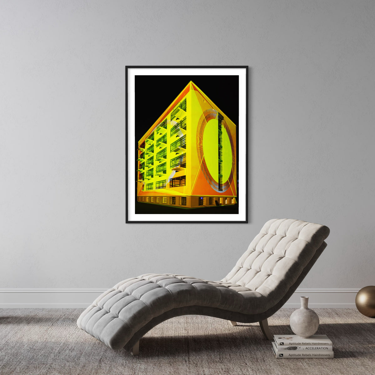 Bauhaus Dessau "Light.Facade.Human" 100 Year Anniversary 2019 (signed + Frame)