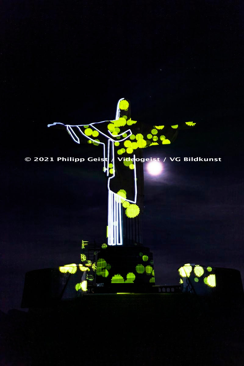 Cristo Redentor/ Rio de Janeiro 2014  (signed + Frame)