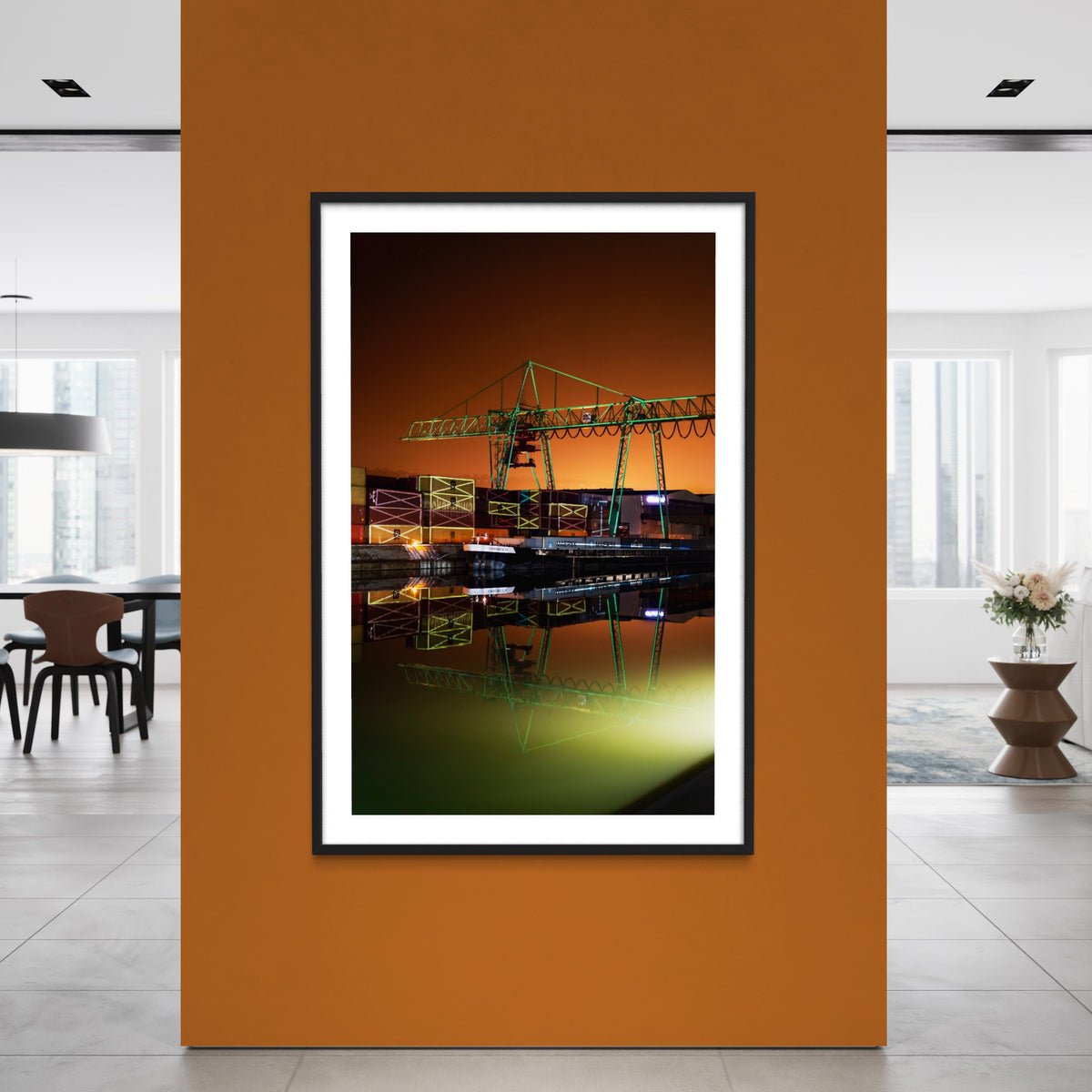 Stuttgart Hafen River of Words 2016 (signed + Frame)