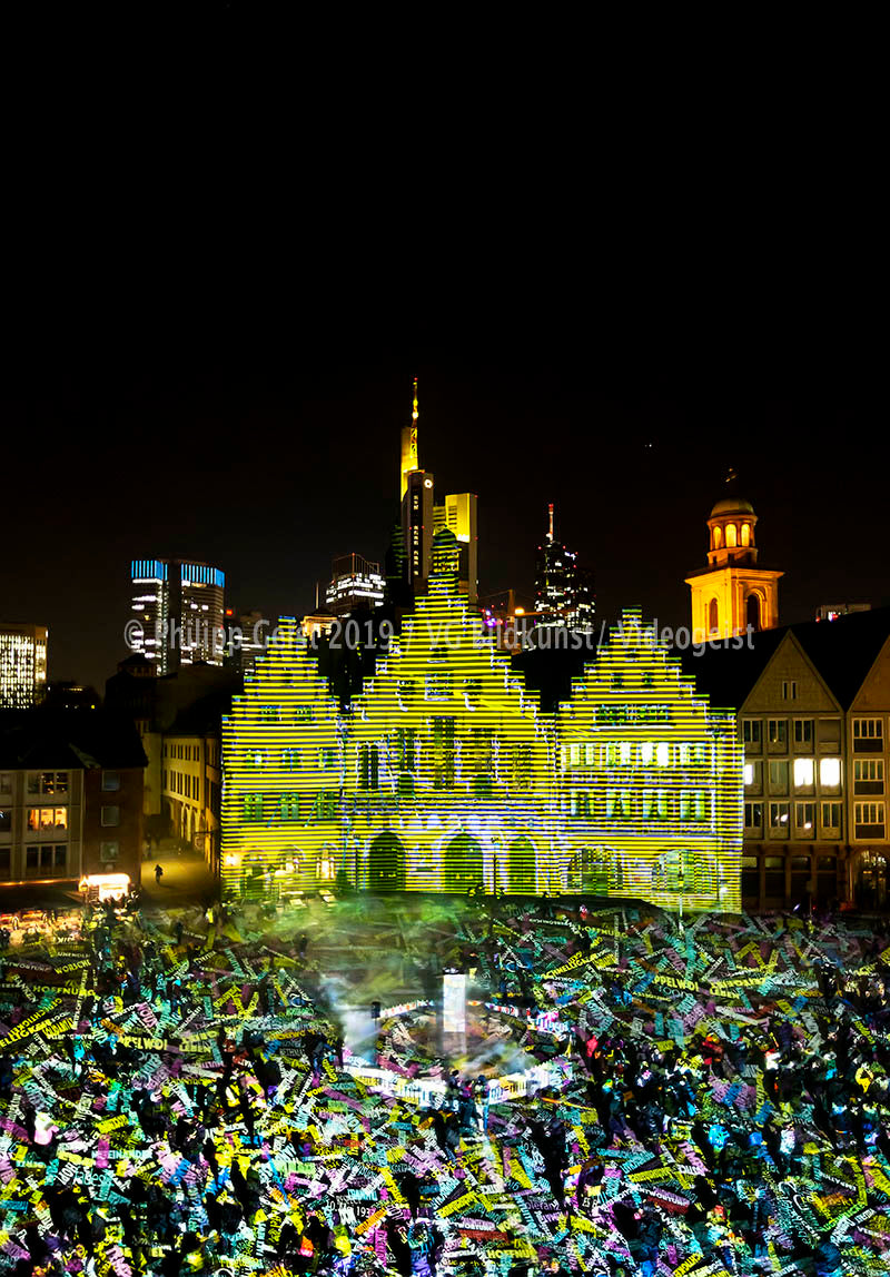 Frankfurt Römer Luminale 2018 „Frankfurt Fades“ (signed + Frame)