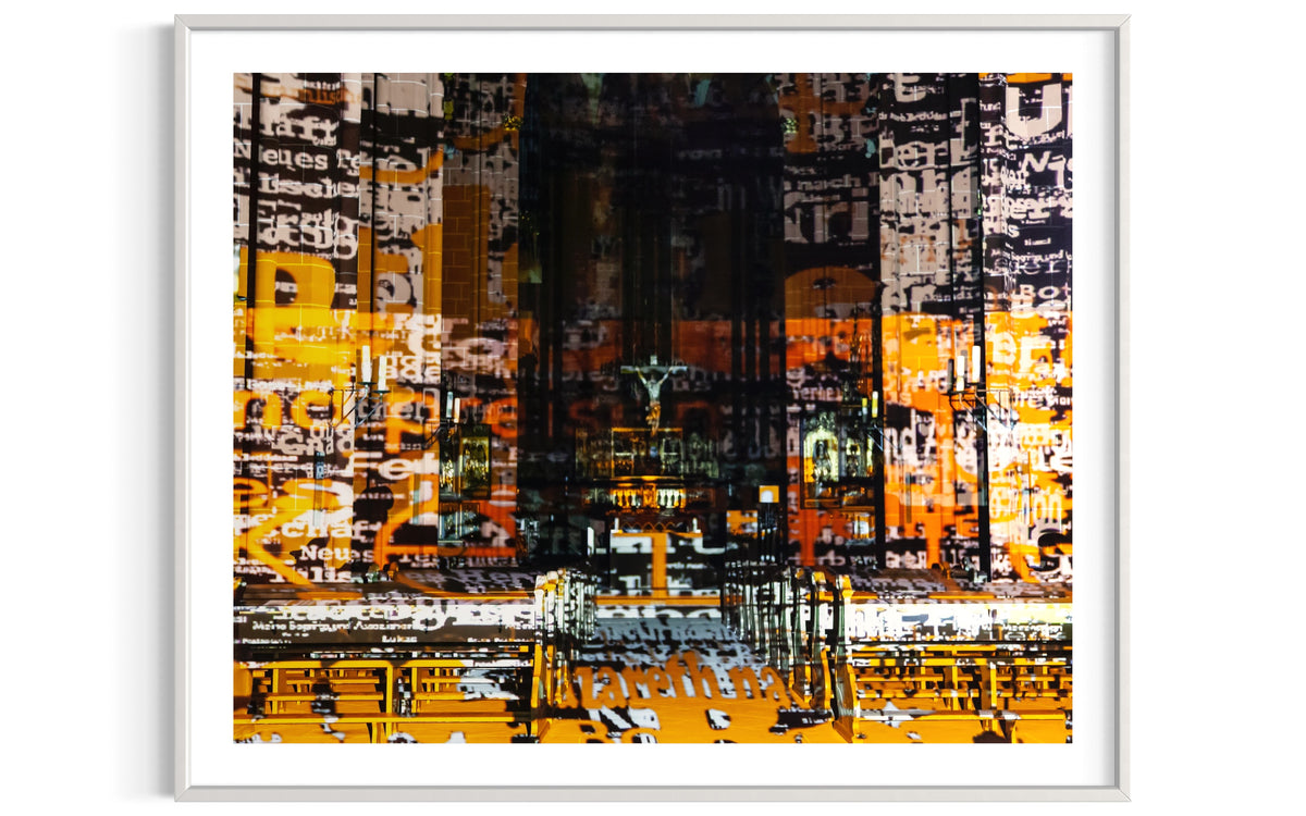 Frankfurt Kaiserdom St. Bartholomäus 2012  (signed + Frame)