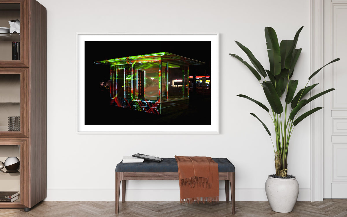 Hidden Places Berlin ehemaliges Pförtnerhaus Flughafen Tempelhof 2014  (signed + Frame)