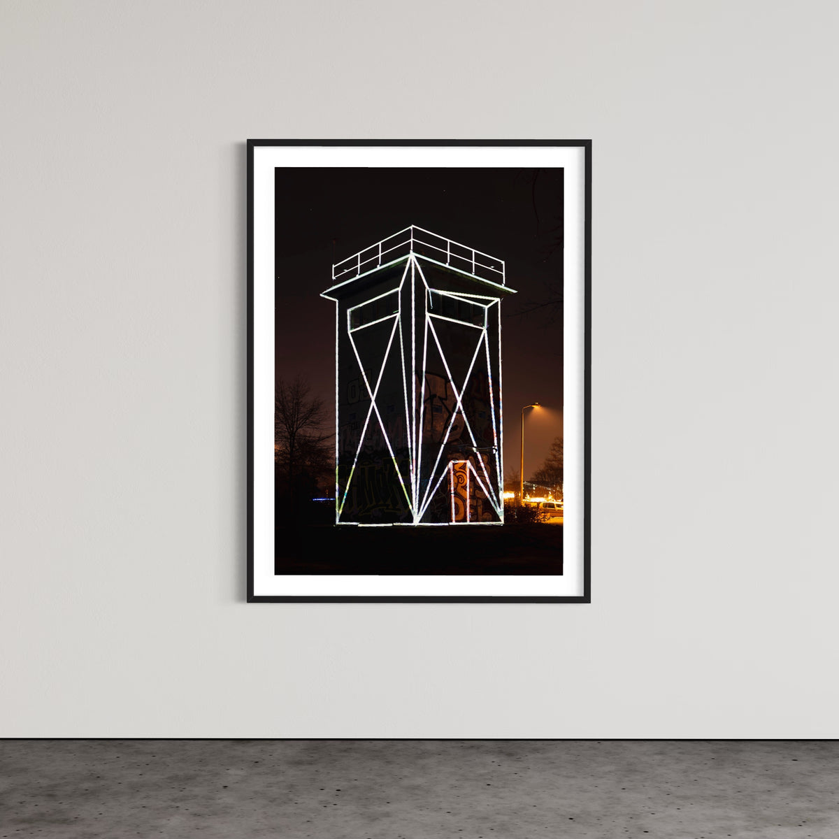 Hidden Places ehemaliger Wachturm DDR/ former Watchtower GDR 2016  (signed + Frame)