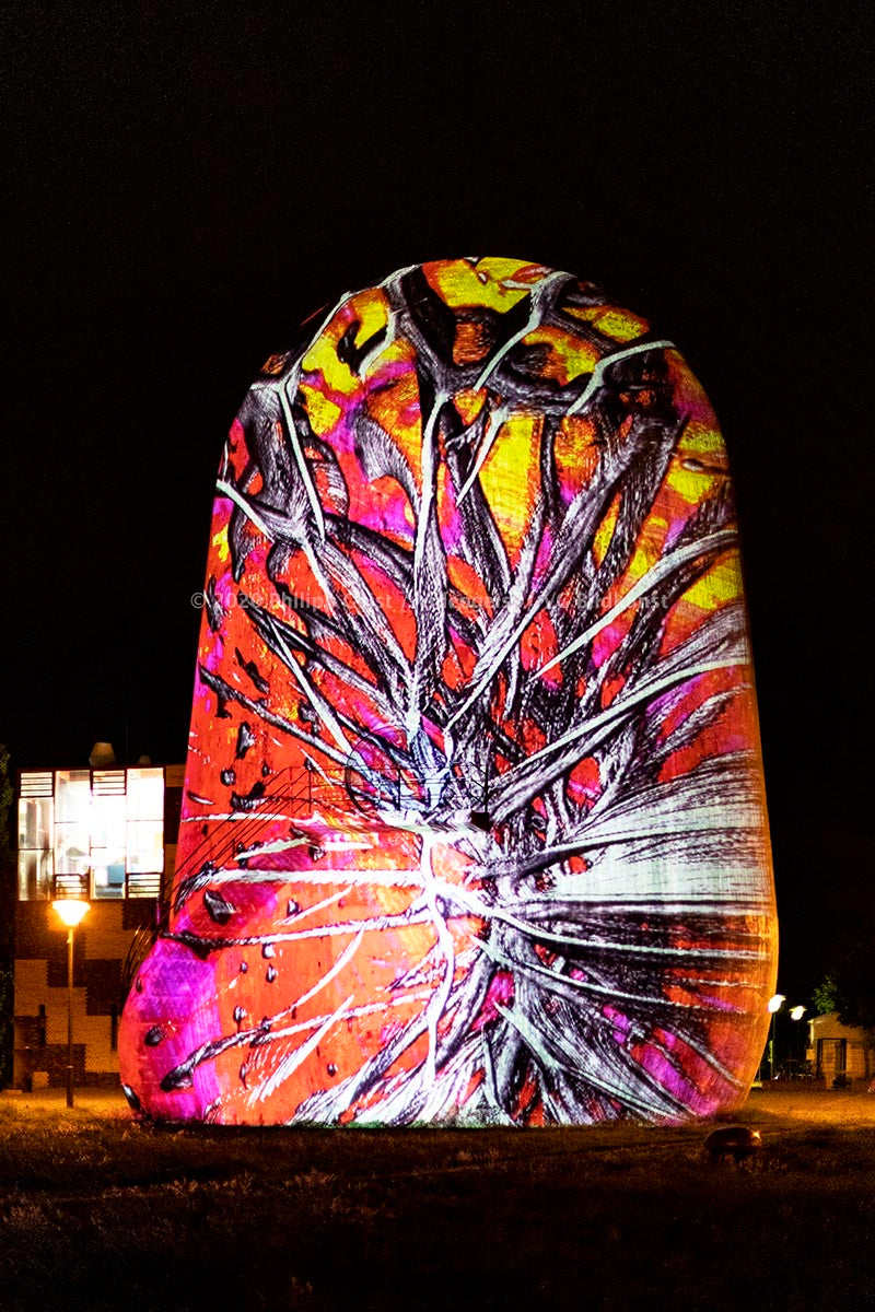 LED Light Frame / Led Leuchtrahmen - Hidden Places Trudelturm 2020 (signed)
