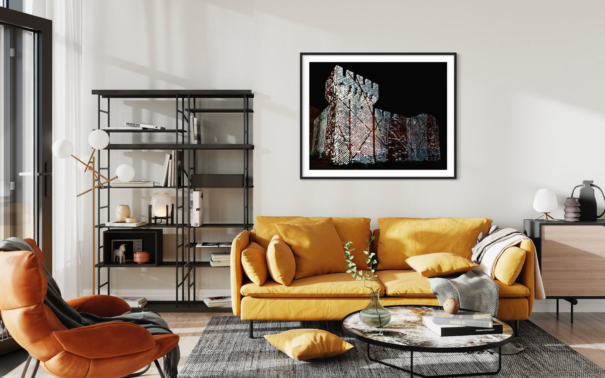 Trogir Fortress Kamerlengo Lighting up times 2017 (signed + Frame)