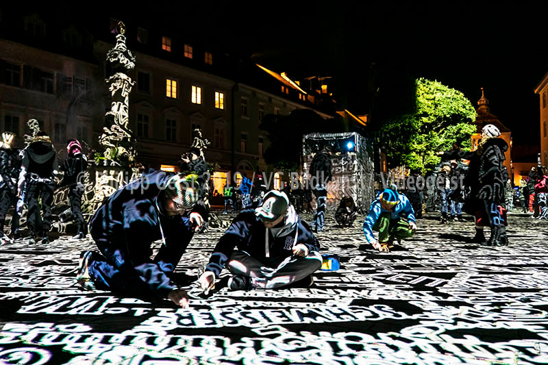 Weilheim 1.Lichtkunst Festival Weilheim Fades 2016 (signed + Frame)