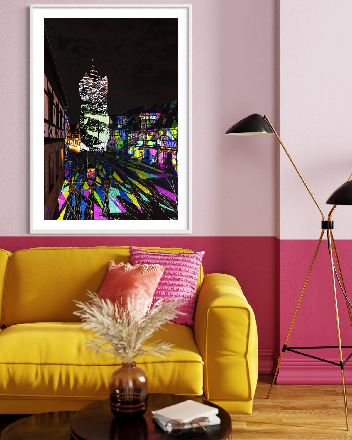 Herzogenaurach Fehnturm „Glücksachen“ 2021 (signed + Frame)