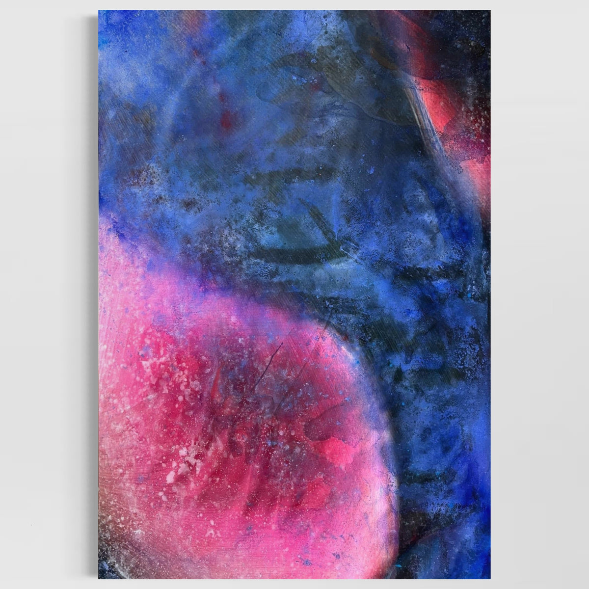 Overpainting Fine Art Print on Canvas 2022