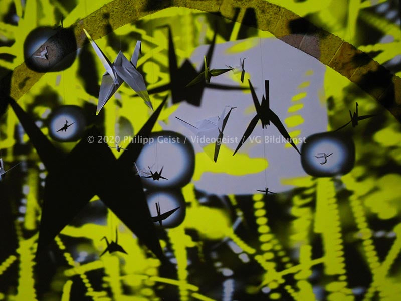 Barcelona Art Space EL ESCAPARATE BIRDS A_LIGHTING 2009 (signed + framed)