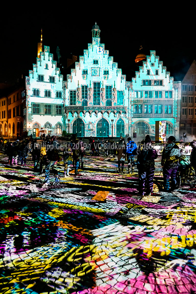 Frankfurt Römer Luminale 2018 „Frankfurt Fades“ (signed + Frame)