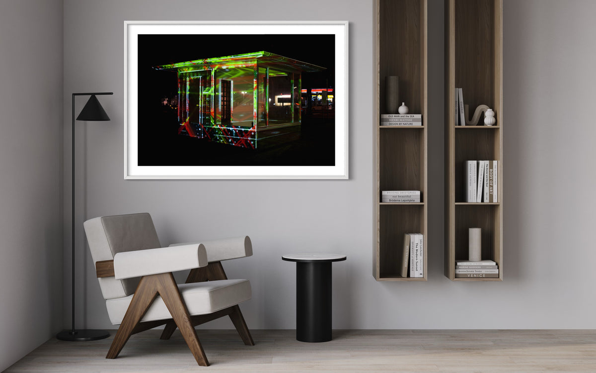 Hidden Places Berlin ehemaliges Pförtnerhaus Flughafen Tempelhof 2014  (signed + Frame)