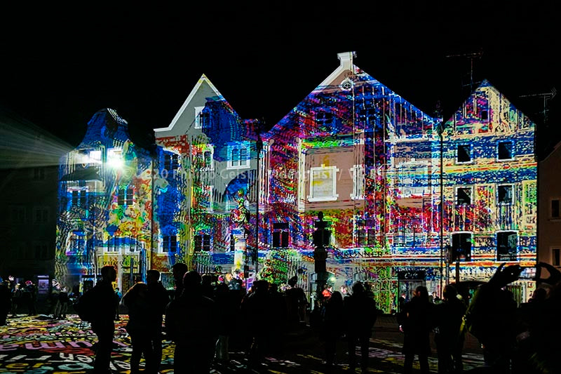 Weilheim 1.Lichtkunst Festival Weilheim Fades 2016 (signed + Frame)