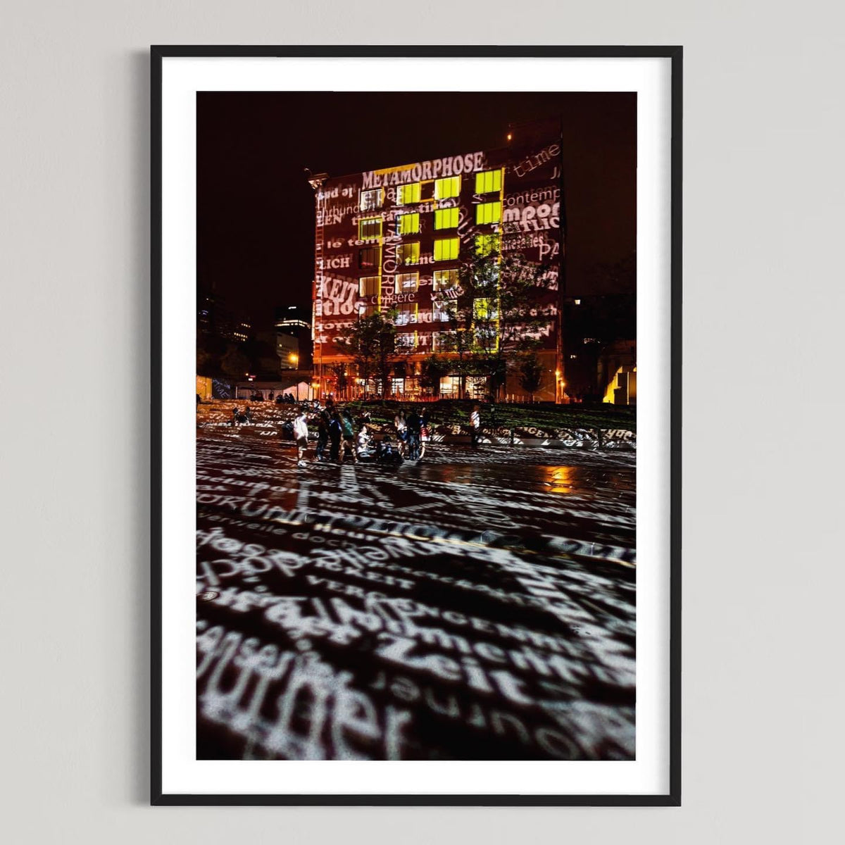 Montreal/ Canada 2010 Place Des Festival / Mutek Festival 2010 Time Drifts 2010 (signed + Frame)