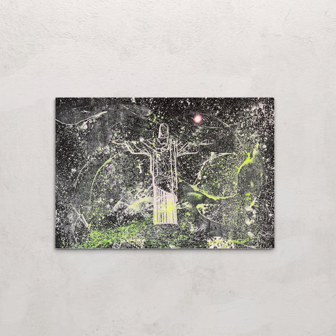 Overpainting on Canvas 2022 // Rio de Janeiro Cristo Redentor 2014