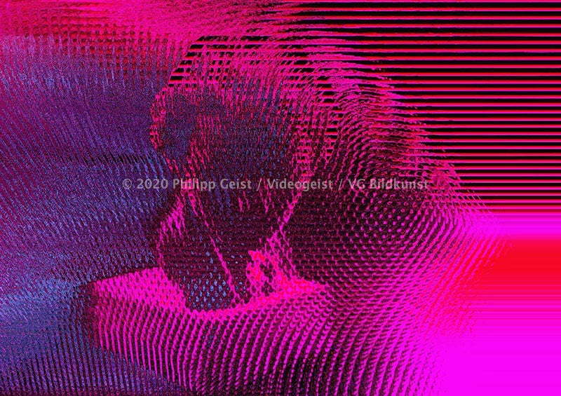 Generative Art / Videostill Beethoven Morph-Series 2020 (signed)