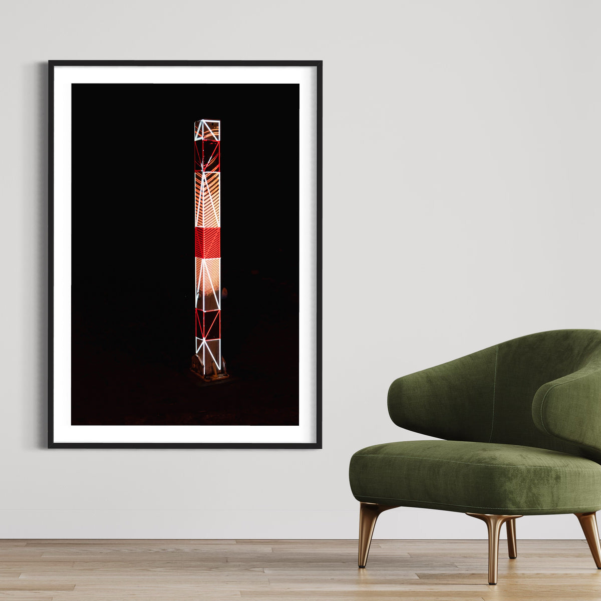 Berlin Hidden Places jamb /  Pfosten 2020  (signed + Frame)