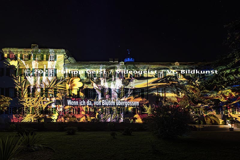 Bad Homburg Schloss „Wo bist du, Licht!“ Hölderlin 250 Jahre 2021 (signed + Frame)