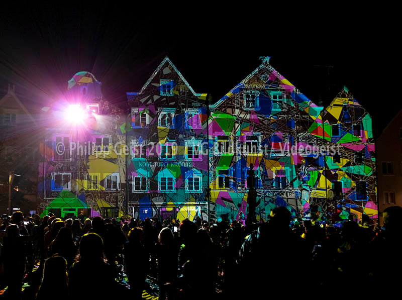 Weilheim 1.Lichtkunst Festival Weilheim Fades 2016 (signed + Frame)
