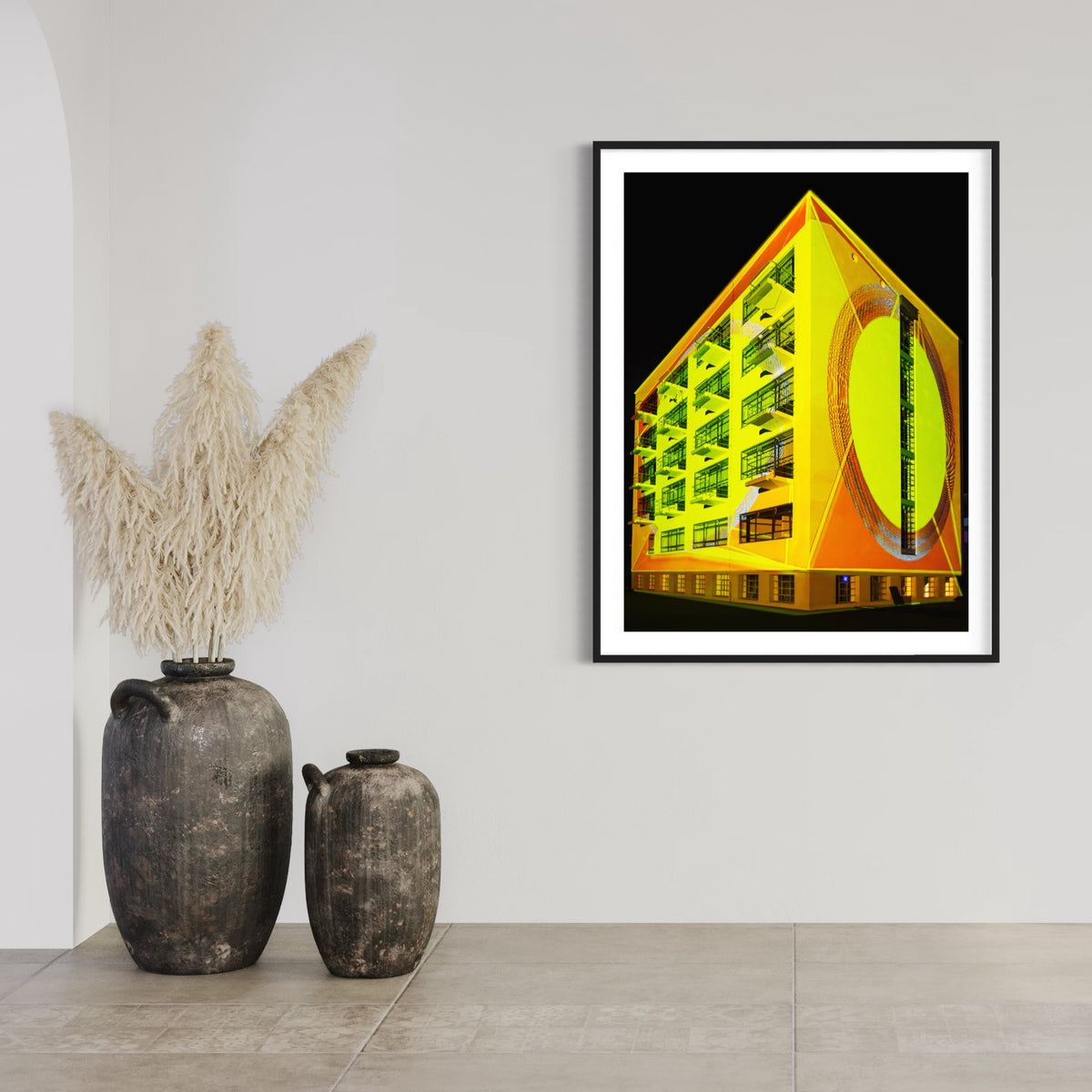 Bauhaus Dessau "Light.Facade.Human" 100 Year Anniversary 2019 (signed + Frame)