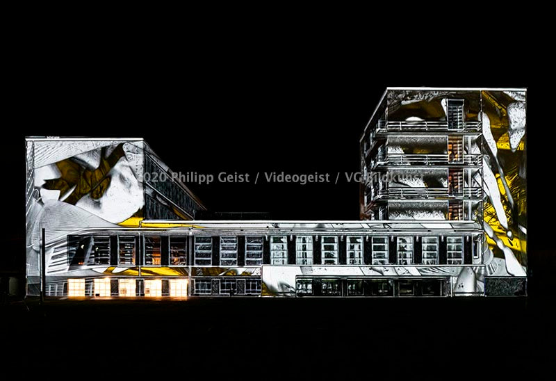 Bauhaus Dessau "Light.Facade.Human" 100 Year Anniversary 2019 (signed + Frame)