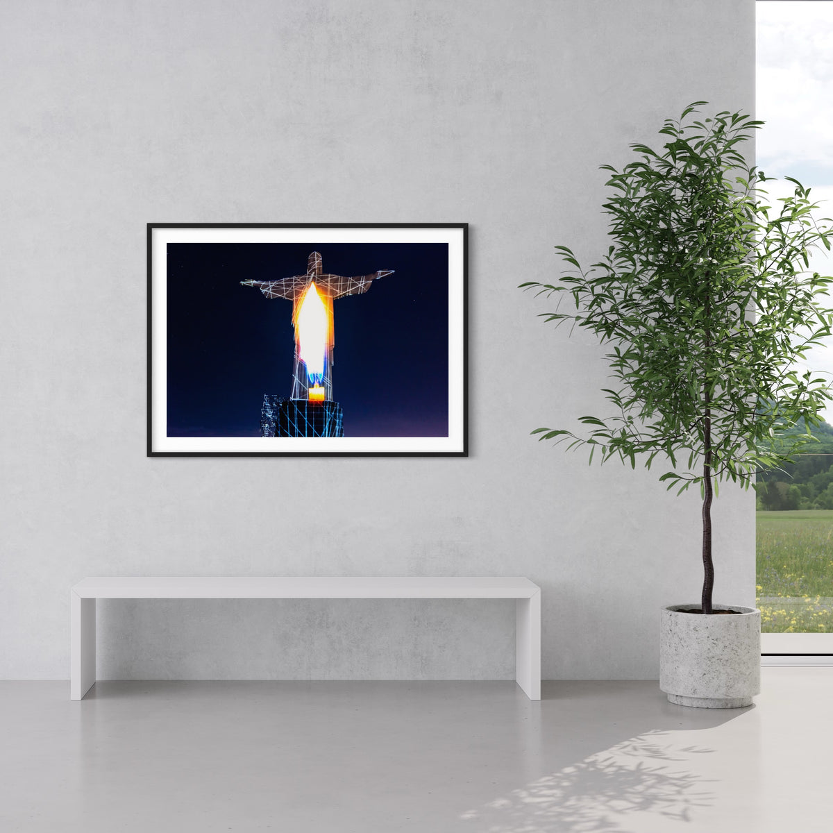 Cristo Redentor/ Rio de Janeiro 2014 (signed + Frame)