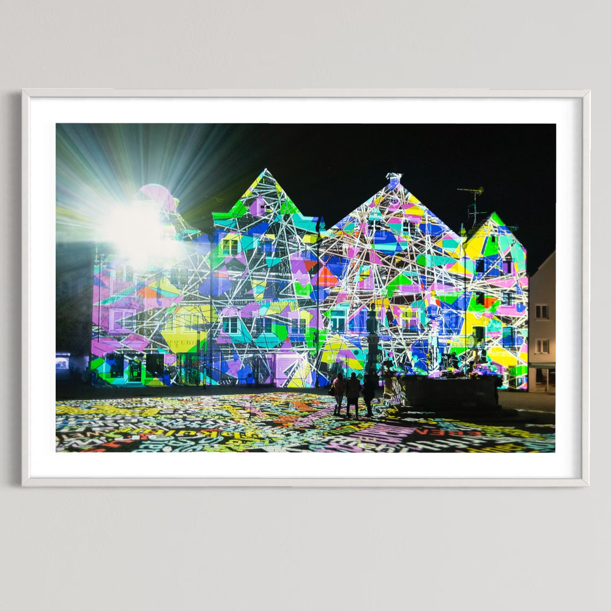 Weilheim 2. Lichtkunst Festival Weilheim Fades 2018 (signed + Frame)