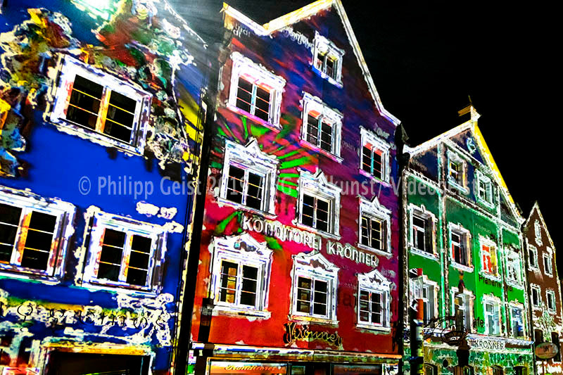 Weilheim 1.Lichtkunst Festival Weilheim Fades 2016 (signed + Frame)