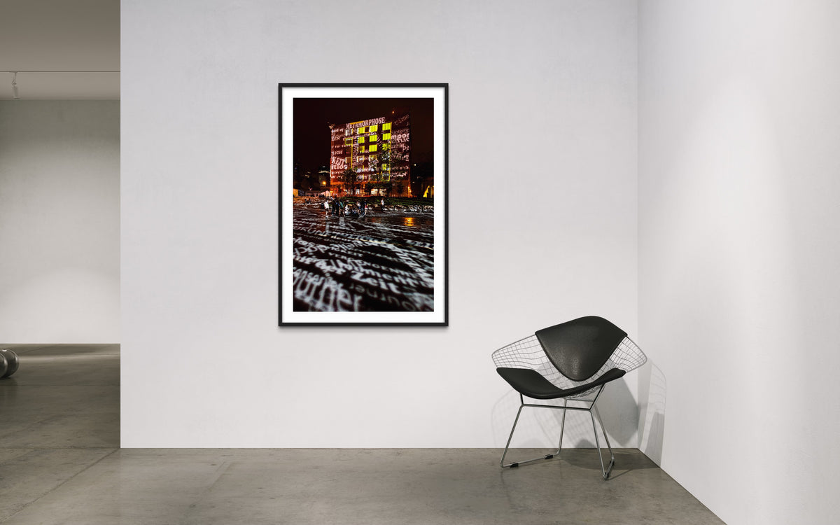 Montreal/ Canada 2010 Place Des Festival / Mutek Festival 2010 Time Drifts 2010 (signed + Frame)