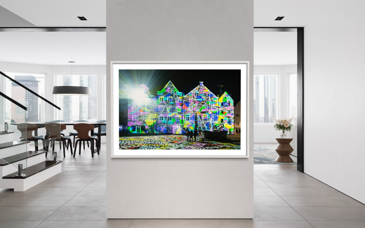 Weilheim 2. Lichtkunst Festival Weilheim Fades 2018 (signed + Frame)