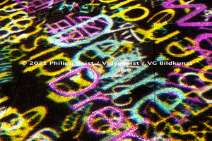 Berlin / Potsdamer / Platz Festival of Lights 2012 "Time Drifts - WORDS OF BERLIN" 10.-21 October 2012  (signed + Frame)