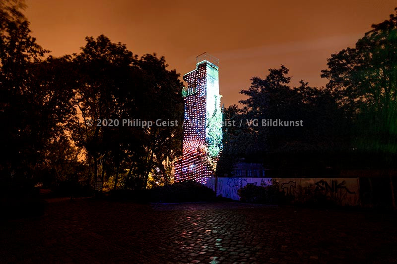 Hidden Places Berlin observation tower/ aussichtsturm 2020 (signed + Frame)