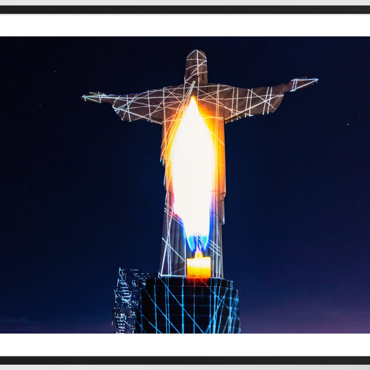Cristo Redentor/ Rio de Janeiro 2014 (signed + Frame)
