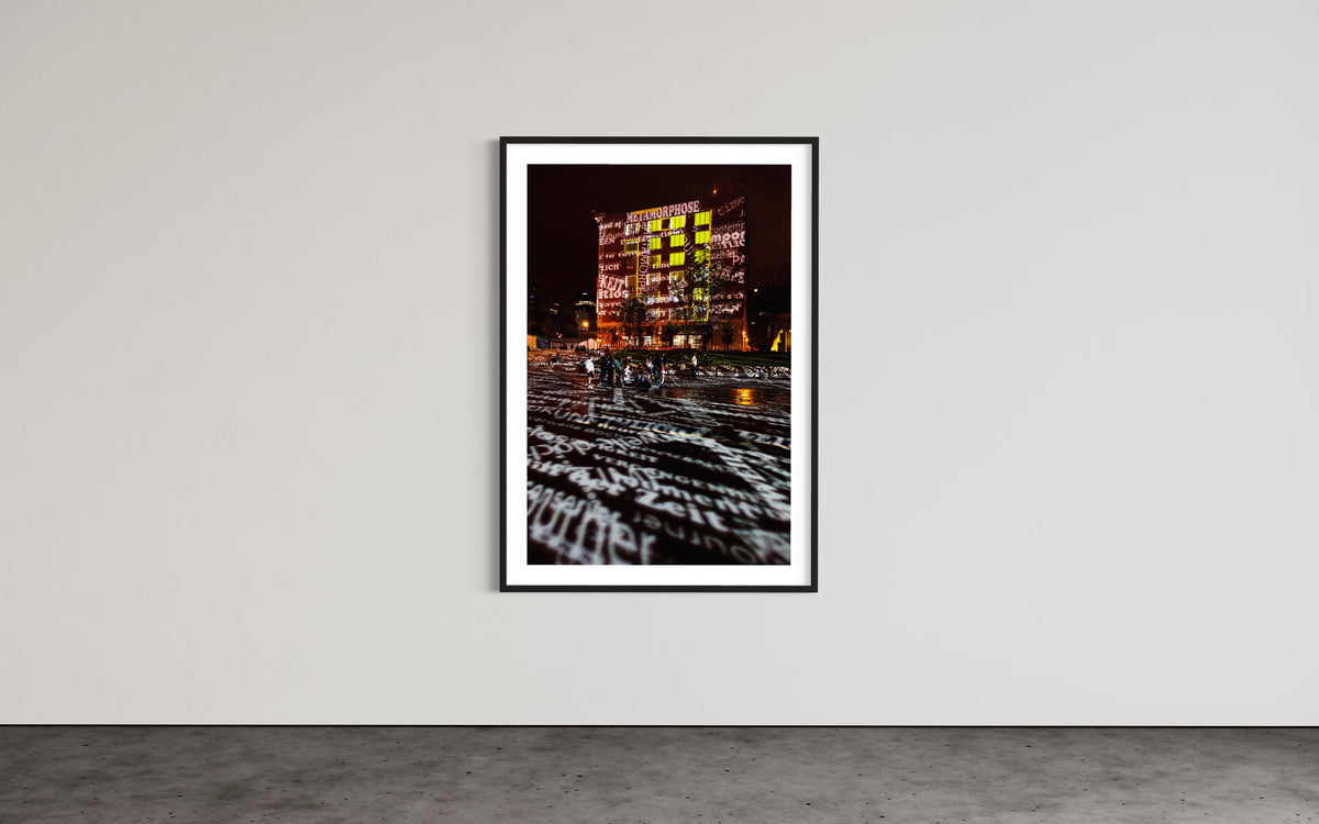 Montreal/ Canada 2010 Place Des Festival / Mutek Festival 2010 Time Drifts 2010 (signed + Frame)