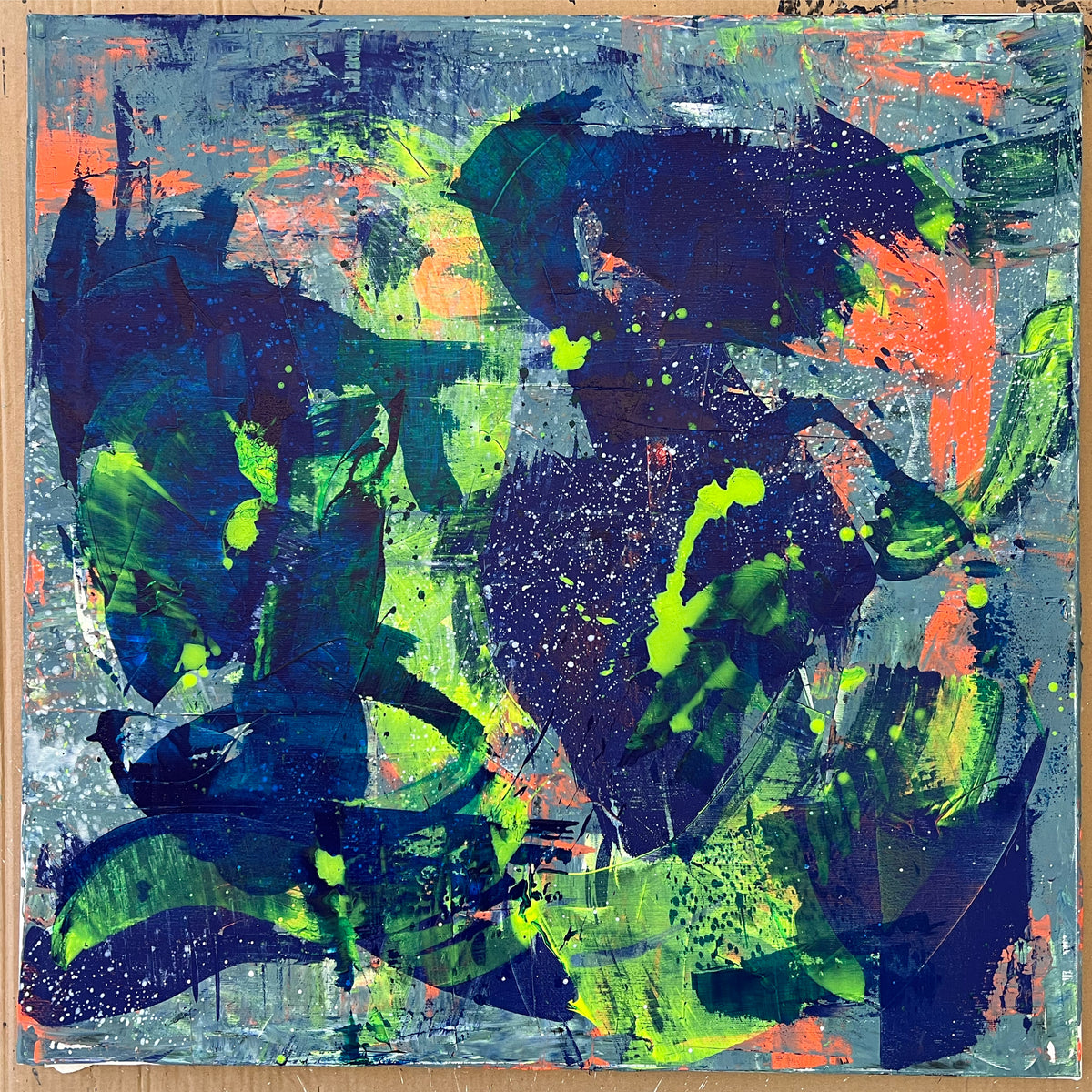Untitled/ ohne Titel - Painting on Canvas 2022 (80x80cm)