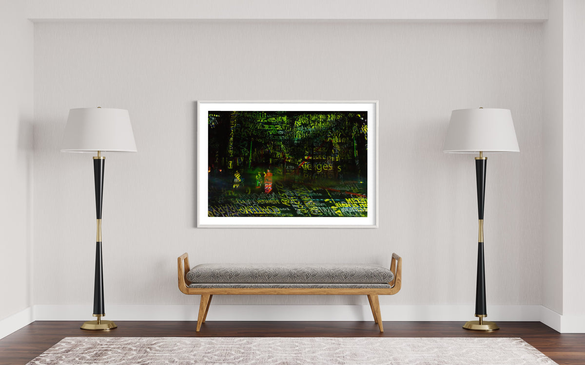 Bangladesh Hidden Places Devi Nibash 2015 (signed + Frame)